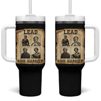 Vintage Harriet Tubman Poster Tumbler With Handle Lead Like Harriet - Wonder Print Shop