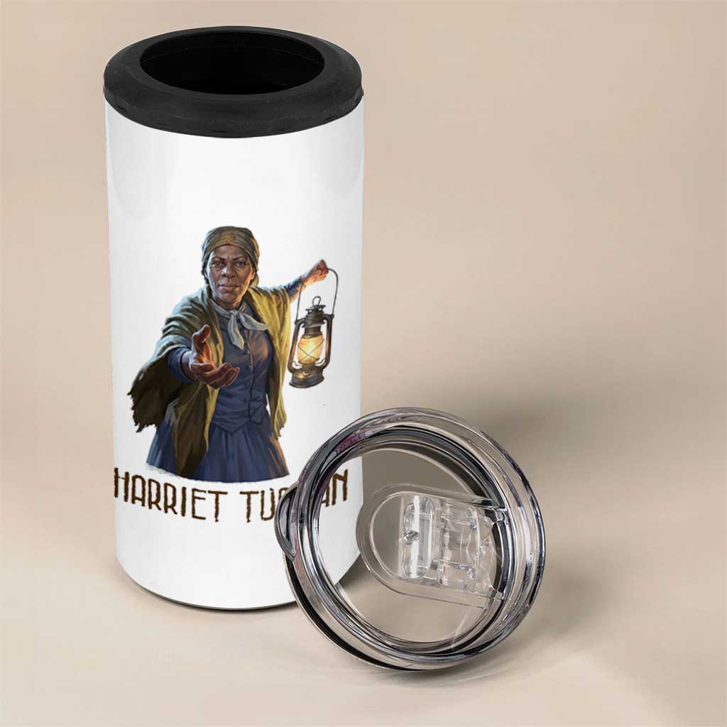 Harriet Tubman Legacy 4 in 1 Can Cooler Tumbler Gift For History Lovers