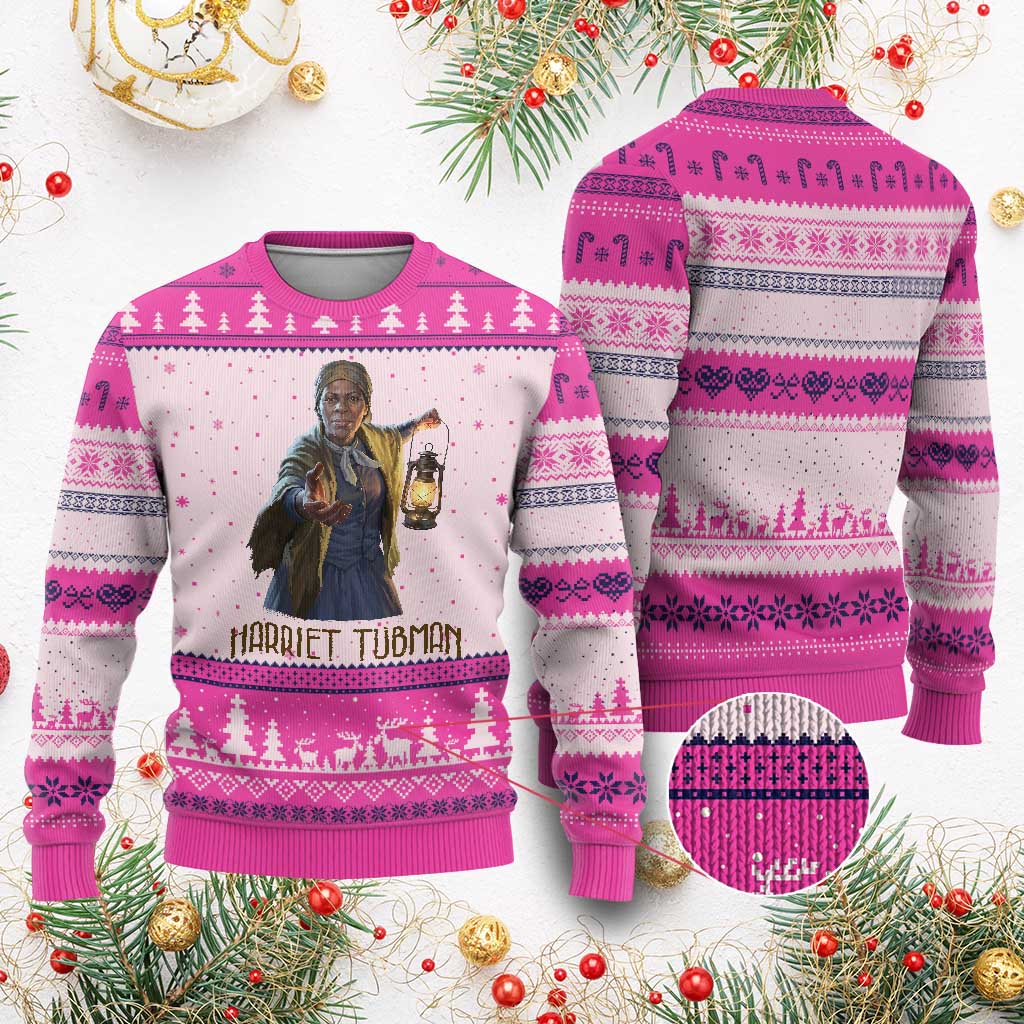 Harriet Tubman Legacy Ugly Christmas Sweater Gift For History Lovers