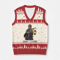 Harriet Tubman Legacy V-Neck Knit Sweater Vest Gift For History Lovers