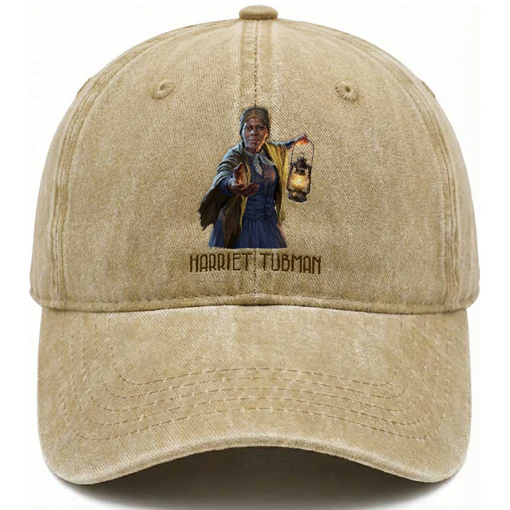 Harriet Tubman Legacy Washed Cotton Baseball Cap Gift For History Lovers