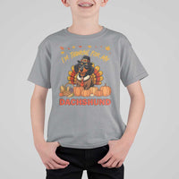 Thanksgiving Dog T Shirt For Kid I Am Thankful For My Dachshund - Wonder Print Shop