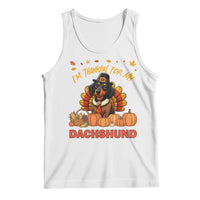 Thanksgiving Dog Tank Top I Am Thankful For My Dachshund - Wonder Print Shop