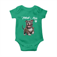 Pitbull Mom Baby Onesie Cute Pitbull Puppy Dog Lovers - Wonder Print Shop
