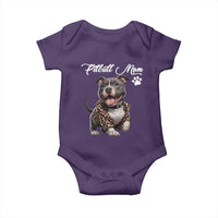 Pitbull Mom Baby Onesie Cute Pitbull Puppy Dog Lovers - Wonder Print Shop