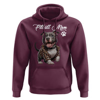 Pitbull Mom Hoodie Cute Pitbull Puppy Dog Lovers - Wonder Print Shop
