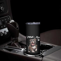 Pitbull Mom Skinny Tumbler Cute Pitbull Puppy Dog Lovers