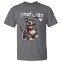 Pitbull Mom T Shirt Cute Pitbull Puppy Dog Lovers - Wonder Print Shop
