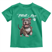 Pitbull Mom Toddler T Shirt Cute Pitbull Puppy Dog Lovers - Wonder Print Shop