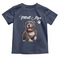 Pitbull Mom Toddler T Shirt Cute Pitbull Puppy Dog Lovers - Wonder Print Shop