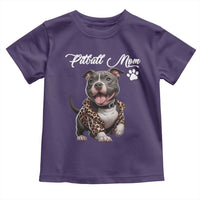 Pitbull Mom Toddler T Shirt Cute Pitbull Puppy Dog Lovers - Wonder Print Shop
