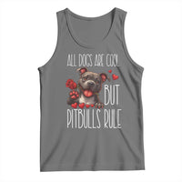 Pitbull Lover Tank Top All Dogs Are Cool But Pitbulls Rule - Wonder Print Shop