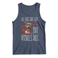 Pitbull Lover Tank Top All Dogs Are Cool But Pitbulls Rule - Wonder Print Shop