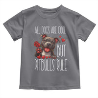 Pitbull Lover Toddler T Shirt All Dogs Are Cool But Pitbulls Rule - Wonder Print Shop
