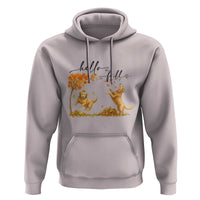 Funny Hello Fall Thanksgiving Golden Retriever Hoodie - Wonder Print Shop