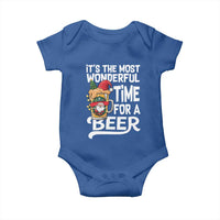 Funny Christmas Drinking Baby Onesie It is The Most Wonderful Time For A Beer - Wonder Print Shop