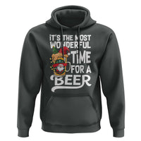 Funny Christmas Drinking Hoodie It is The Most Wonderful Time For A Beer - Wonder Print Shop