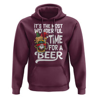 Funny Christmas Drinking Hoodie It is The Most Wonderful Time For A Beer - Wonder Print Shop