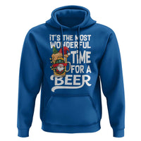 Funny Christmas Drinking Hoodie It is The Most Wonderful Time For A Beer - Wonder Print Shop