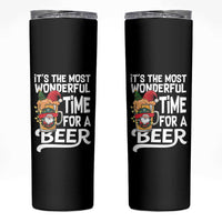 Funny Christmas Drinking Skinny Tumbler It is The Most Wonderful Time For A Beer