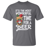 Funny Christmas Drinking T Shirt It is The Most Wonderful Time For A Beer - Wonder Print Shop
