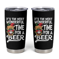 Funny Christmas Drinking Tumbler Cup It is The Most Wonderful Time For A Beer