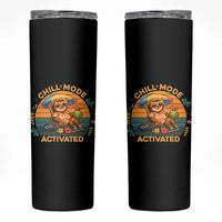 Chill Mode Activated Skinny Tumbler Funny Sloth Summer Beach Vibes