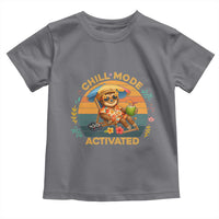 Chill Mode Activated Toddler T Shirt Funny Sloth Summer Beach Vibes - Wonder Print Shop