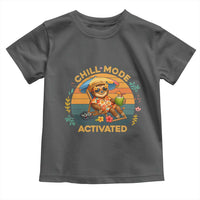 Chill Mode Activated Toddler T Shirt Funny Sloth Summer Beach Vibes - Wonder Print Shop