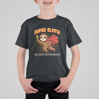 Funny Super Sloth I Will Rescue You At My Own Pace Gift T Shirt For Kid - Wonder Print Shop