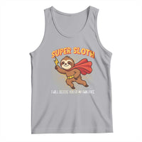 Funny Super Sloth I Will Rescue You At My Own Pace Gift Tank Top - Wonder Print Shop