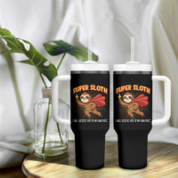 Funny Super Sloth I Will Rescue You At My Own Pace Gift Tumbler With Handle