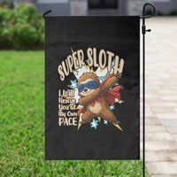 Super Sloth I Will Rescue You Garden Flag Funny Sloth Lover Gift - Wonder Print Shop