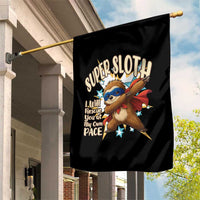 Super Sloth I Will Rescue You Garden Flag Funny Sloth Lover Gift - Wonder Print Shop