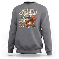 Super Sloth I Will Rescue You Sweatshirt Funny Sloth Lover Gift - Wonder Print Shop