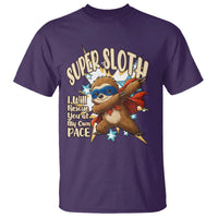 Super Sloth I Will Rescue You T Shirt Funny Sloth Lover Gift - Wonder Print Shop