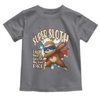 Super Sloth I Will Rescue You Toddler T Shirt Funny Sloth Lover Gift - Wonder Print Shop