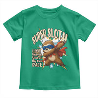 Super Sloth I Will Rescue You Toddler T Shirt Funny Sloth Lover Gift - Wonder Print Shop