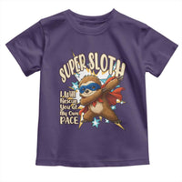 Super Sloth I Will Rescue You Toddler T Shirt Funny Sloth Lover Gift - Wonder Print Shop