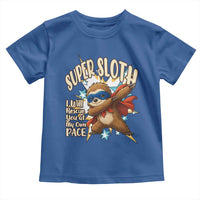 Super Sloth I Will Rescue You Toddler T Shirt Funny Sloth Lover Gift - Wonder Print Shop