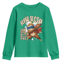 Super Sloth I Will Rescue You Youth Sweatshirt Funny Sloth Lover Gift - Wonder Print Shop