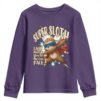 Super Sloth I Will Rescue You Youth Sweatshirt Funny Sloth Lover Gift - Wonder Print Shop