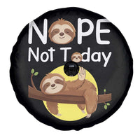 Nope Not Today Spare Tire Cover Funny Sloth Lover Gift - Wonder Print Shop