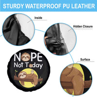 Nope Not Today Spare Tire Cover Funny Sloth Lover Gift - Wonder Print Shop