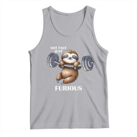 Funny Gym Sloth Tank Top Not Fast Just Furious - Wonder Print Shop