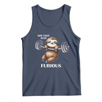 Funny Gym Sloth Tank Top Not Fast Just Furious - Wonder Print Shop