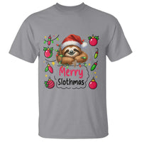 Funny Christmas Sloth T Shirt Merry Slothmas - Wonder Print Shop