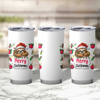 Funny Christmas Sloth Tumbler Cup Merry Slothmas