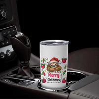 Funny Christmas Sloth Tumbler Cup Merry Slothmas