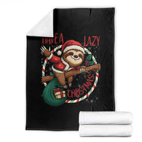 Have A Lazy Christmas Throw Blanket Cute Xmas Sloth - Wonder Print Shop